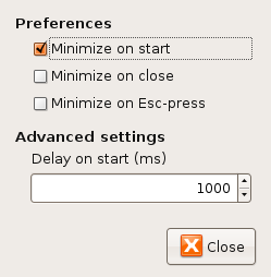 Configuring Minimize on Start and Close addon.png