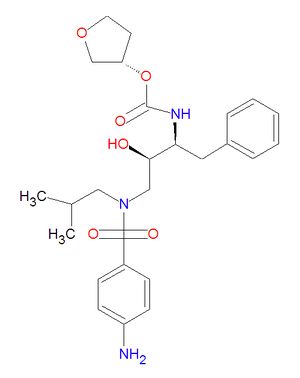 Amprenavir structure.jpg