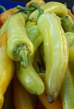 Sweet banana peppers.